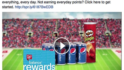 Walgreens Multi-Brand 'Balance Rewards' Facebook update
