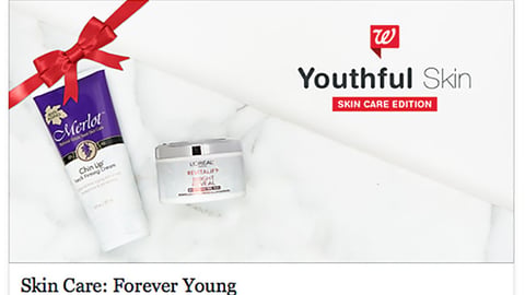 Walgreens 'Skin Care' Facebook Update