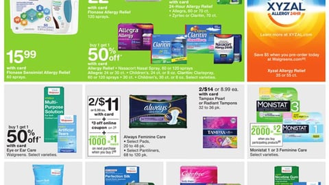 Walgreens Xyzal Feature