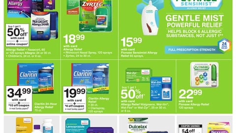 Walgreens Flonase Sensimist Feature