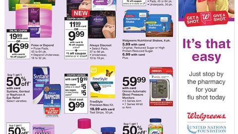 Walgreens 'Get a Shot. Give a Shot' Feature