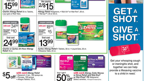 Walgreens 'Get a Shot. Give a Shot' Feature