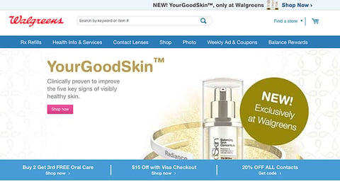 Walgreens.com YourGoodSkin Display Ad
