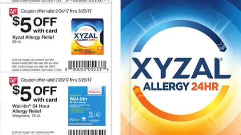 Xyzal Walgreens Coupon Book Ad