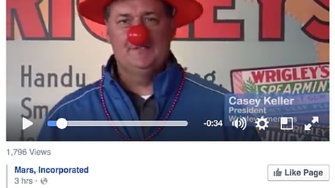Walgreens Mars 'Red Nose Day' Facebook Update