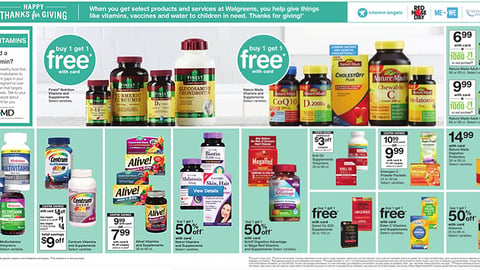 Walgreens 'Happy Thanks for Giving' Feature