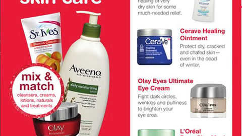 Walgreens 'Skin Care' Coupon Book Feature