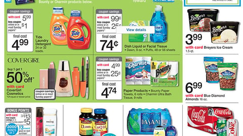 Walgreens P&G 'brandSaver' Feature
