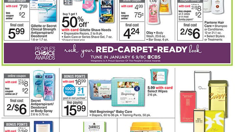 Walgreens P&G 'Red Carpet Ready' Feature