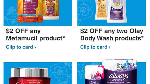 Walgreens P&G 'Offers' Email