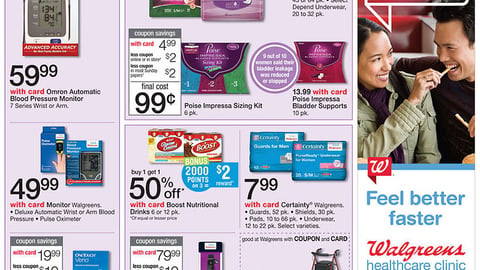 Walgreens Kimberly-Clark 'Dining Cash' Feature