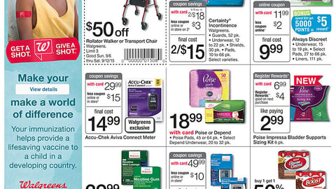 Walgreens 'Get a Shot. Give a Shot' Feature