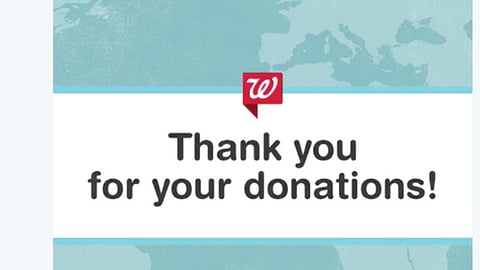 Walgreens Vitamin Angels 'PCA' Twitter Update