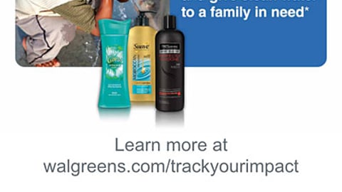 Walgreens Unilever 'Give H2OPE' Mobile App Feature