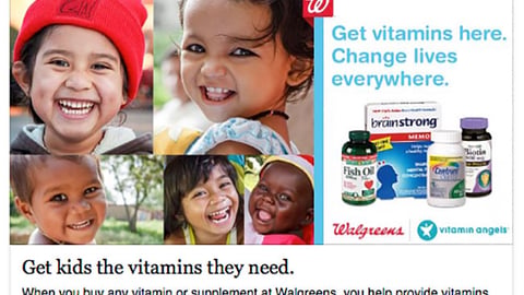 Walgreens Multi-Brand 'Vitamins' Facebook Update