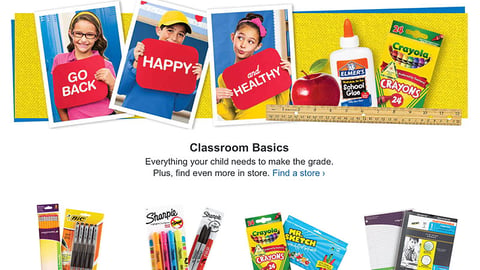 Walgreens Back-to-School Landing Page