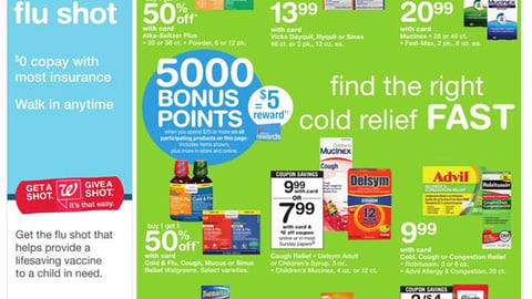 Walgreens 'Cold Relief' Feature