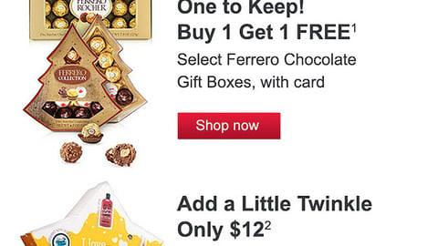 Walgreens 'Gifts of the Week' Email Feature