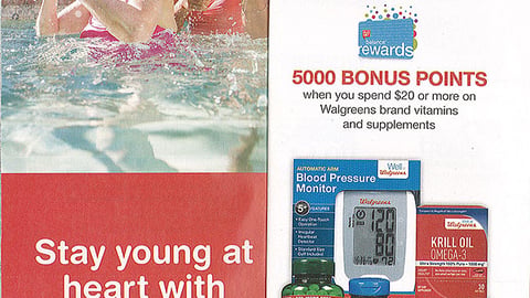 Walgreens Multi-Brand 'Healthy Heart' Coupon Book Feature