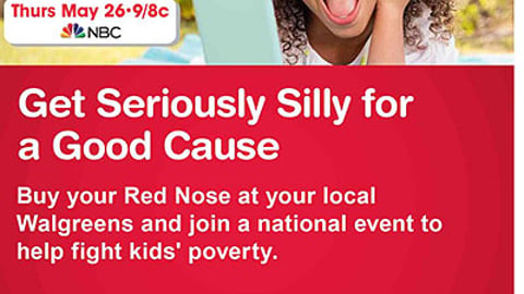 Walgreens 'Red Nose Day' Mobile App Tab