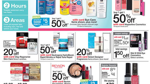 Walgreens Multi-Brand 'Sun Care' Feature