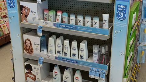 Dove 'I Choose Beautiful' Walgreens Endcap