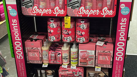 Walgreens Soap & Glory Endcap