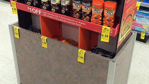 Hershey Walgreens Dump Table