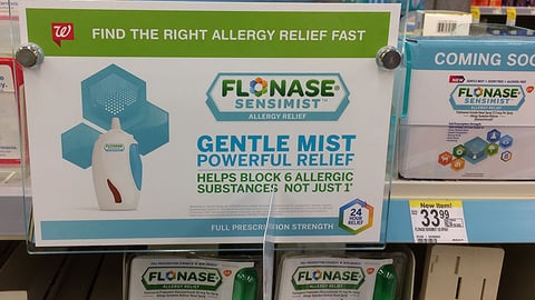 Flonase Sensimist Walgreens Shelf Talker