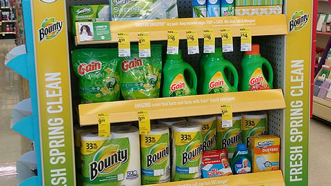 P&G 'Healthy Home' Walgreens Endcap