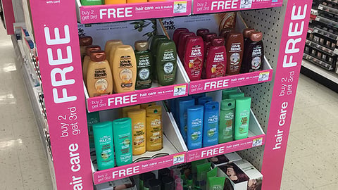 Walgreens Garnier Fructis 'Hair Care' Endcap