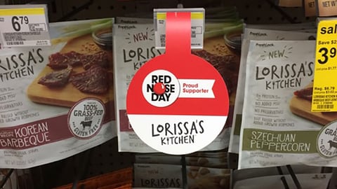 Walgreens Lorissa's Kitchen 'Red Nose Day' Dangler