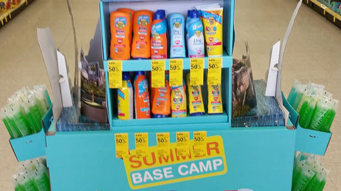 Edgewell 'Universal Orlando Resort' Walgreens Dump Table