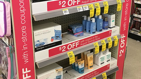 Neutrogena Walgreens Endcap