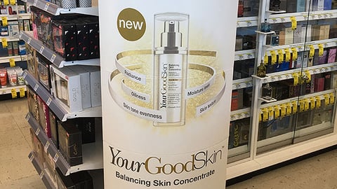 Walgreens YourGoodSkin Standee