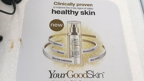 Walgreens YourGoodSkin Counter Cling