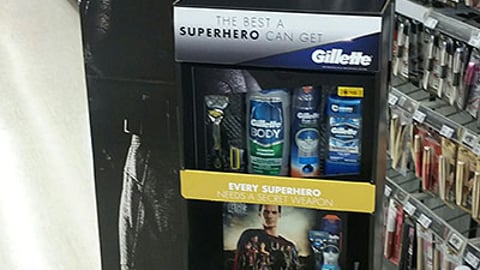 Gillette 'Justice League' Floorstand