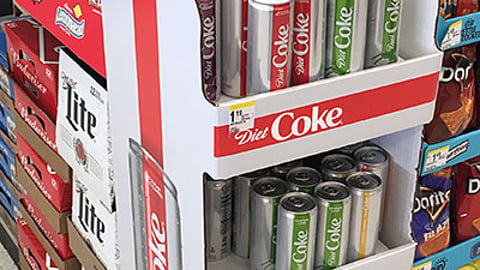 Diet Coke Floorstand
