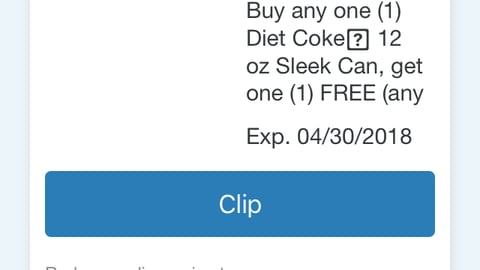 Walgreens Diet Coke Digital Coupon