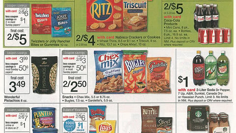 Walgreens Multi-Brand 'Game Day Favorites' Feature