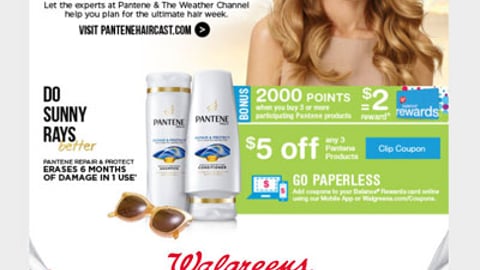 P&G Walgreens 'Haircast' Email