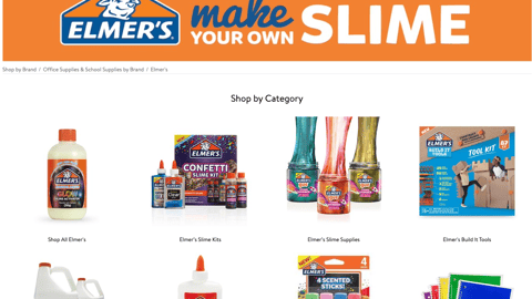 Walmart Elmer's 'Make Your Own Slime' Brand Showcase