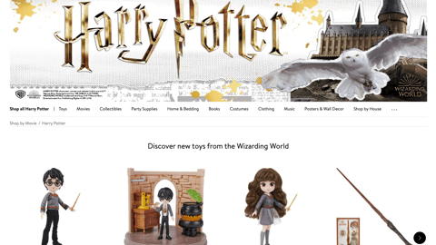 Walmart Harry Potter Showcase
