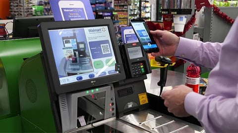 Walmart 'Scan to Pay' Register