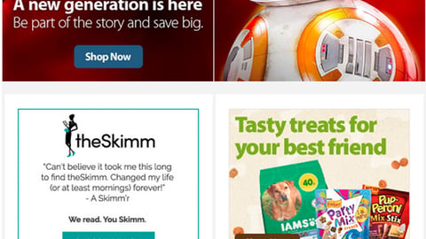 Walmart 'Star Wars' Email Ad
