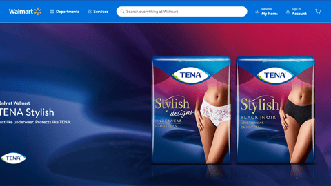 Walmart Tena Stylish Brand Showcase