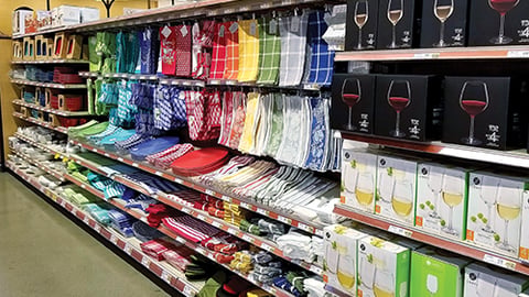 Wegmans Home Products In-Line Display