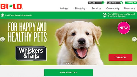 Bi-Lo Whiskers & Tails 'For Happy and Healthy Pets' Carousel Ad