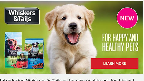 Bi-Lo Whiskers & Tails 'For Happy and Healthy Pets' Email Ad