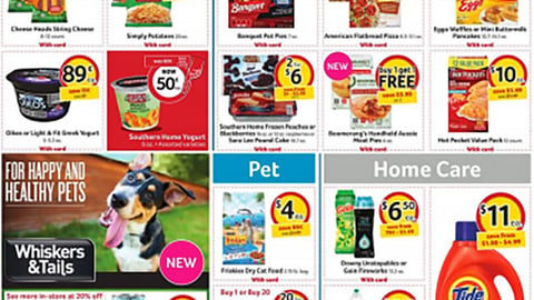 Bi-Lo Whiskers & Tails 'For Happy and Healthy Pets' Circular Feature